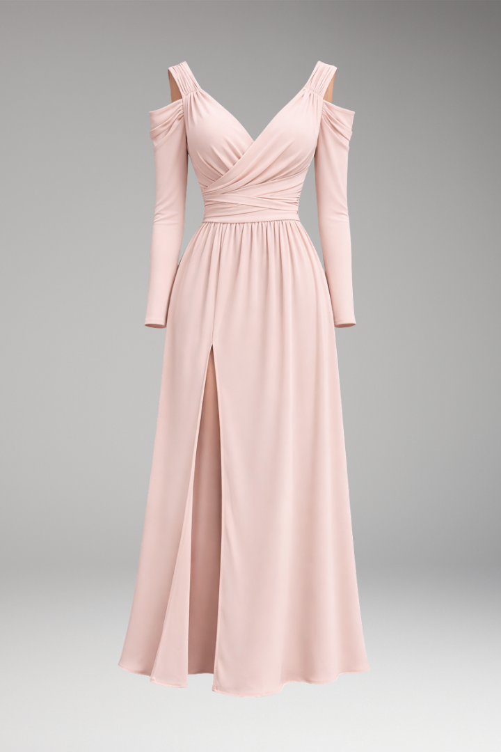 Women's Long Dress for Special Occasions with Figure-Flattering Fit