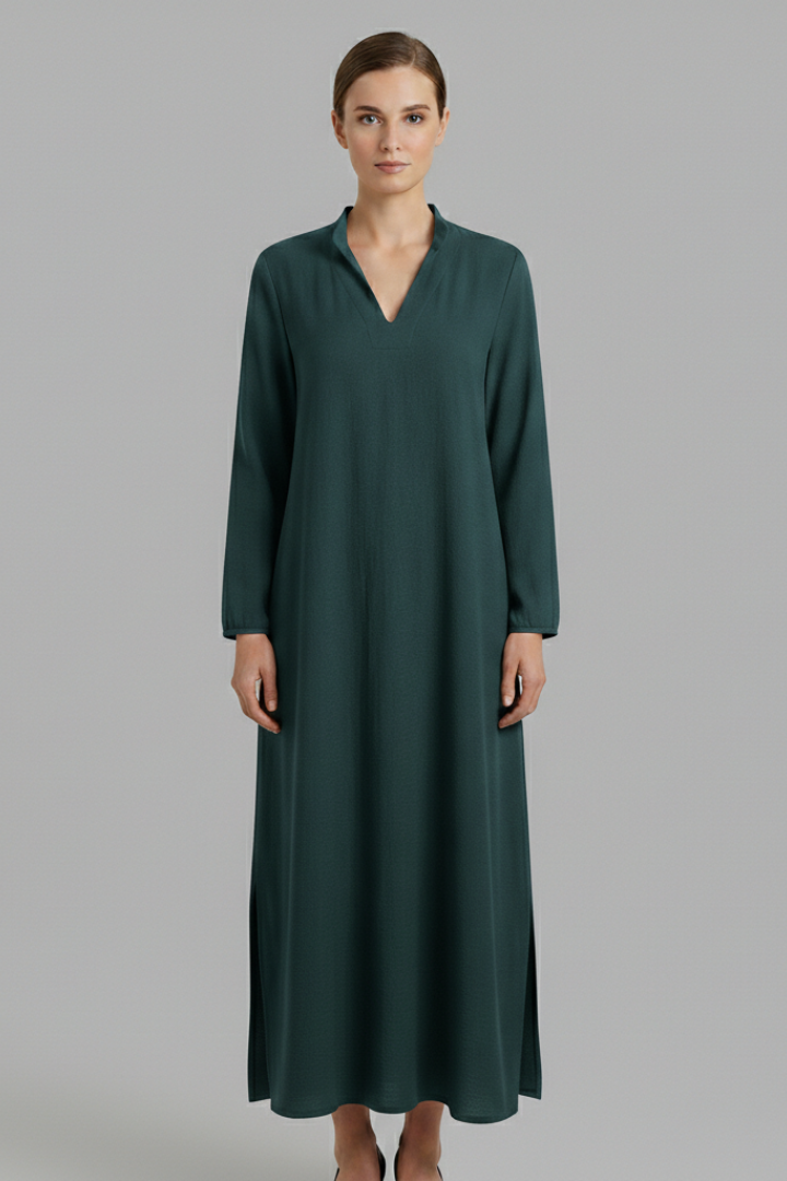 Women's Long Dress with Loose Fit and Flowing Silhouette