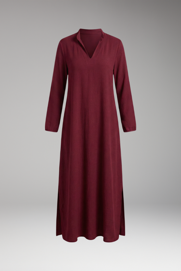 Women's Long Dress with Loose Fit and Flowing Silhouette