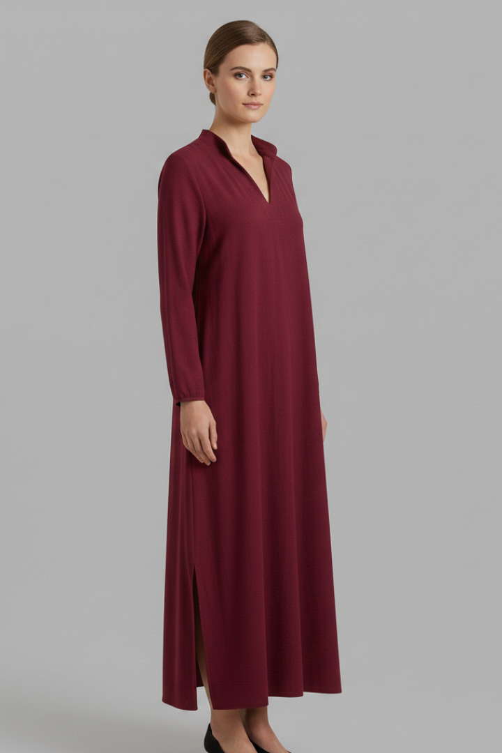 Women's Long Dress with Loose Fit and Flowing Silhouette