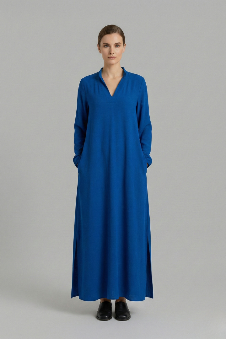 Women's Long Dress with Loose Fit and Flowing Silhouette