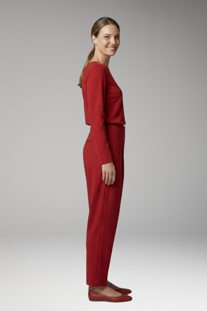 Women's Loungewear Set with Long Sleeves and Relaxed Fit