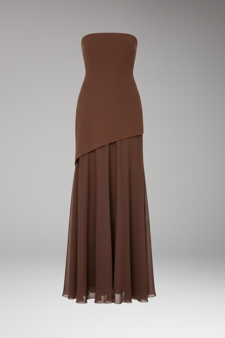 Women's Maxi Dress with Halter Neck and High Slit