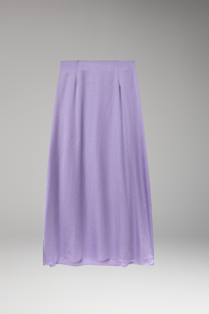 Women’s Maxi Skirt with High Waist and Flared Silhouette