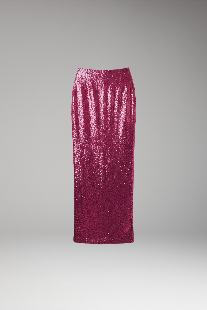 Women’s Maxi Skirt with High Waist and Fitted Silhouette