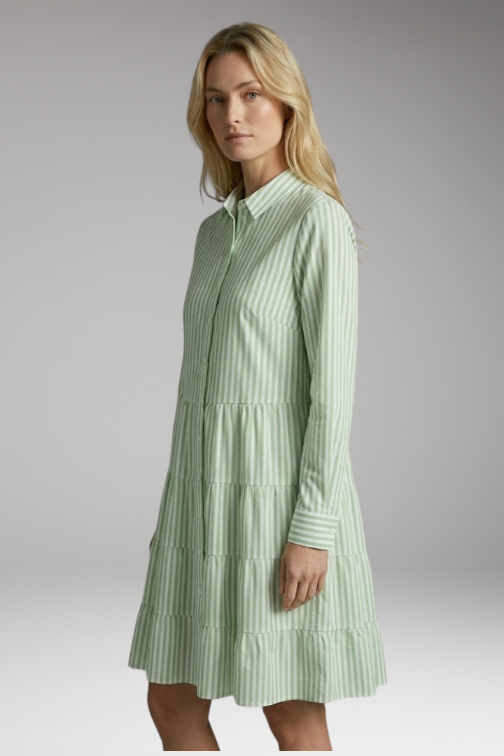 Women’s Midi Dress with A Line Shape and Pull On Design