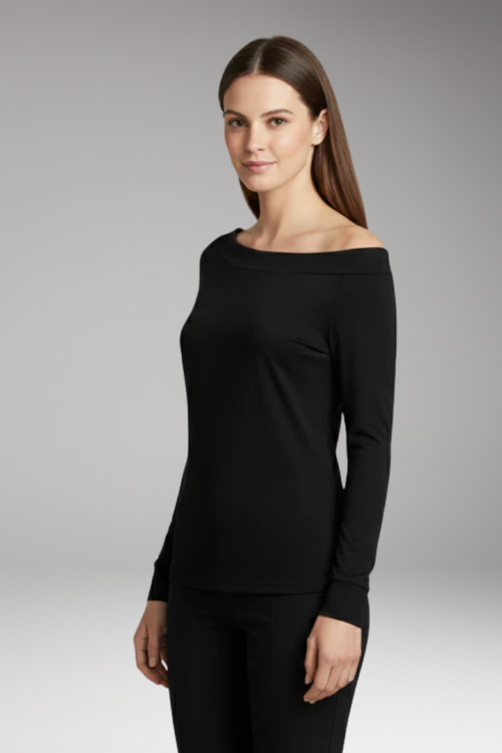 Women's Off Shoulder Blouse with Long Sleeves