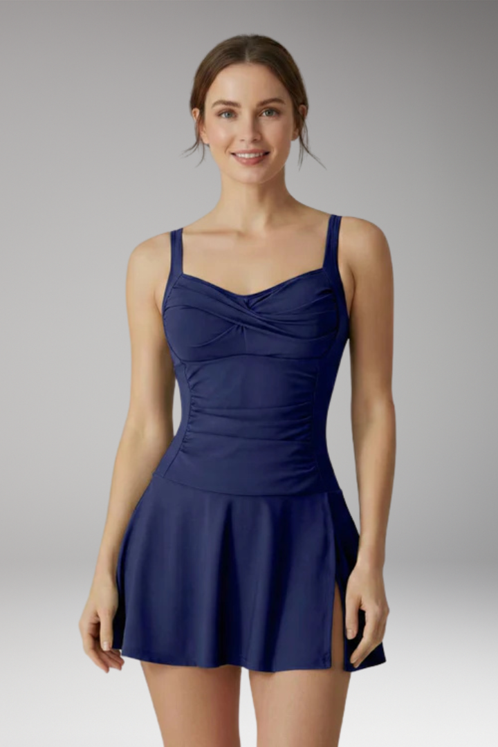 Women's One-Piece Swimsuit with Adjustable Straps