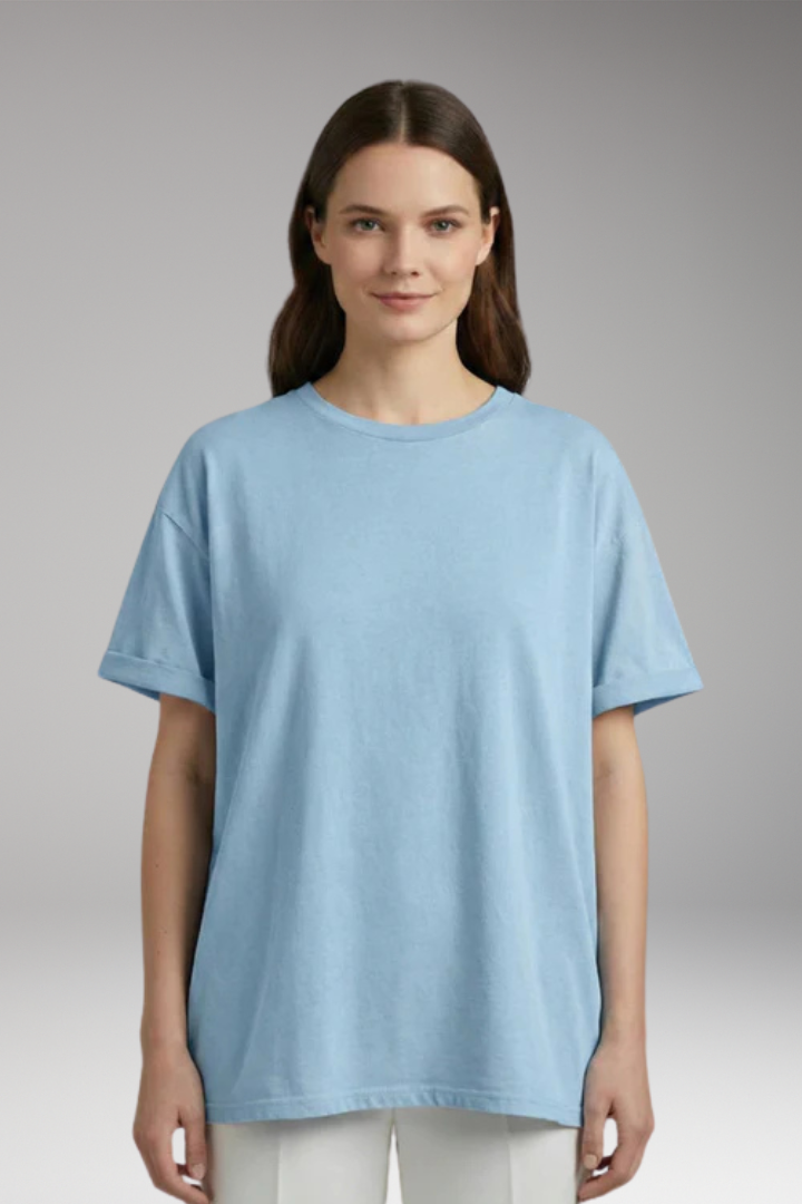 Women's Oversized T-Shirt with Short Sleeves