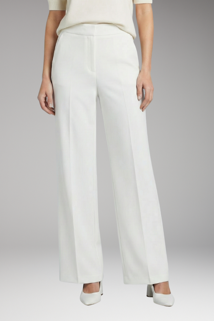 Women's Palazzo Trousers with Side Pleats