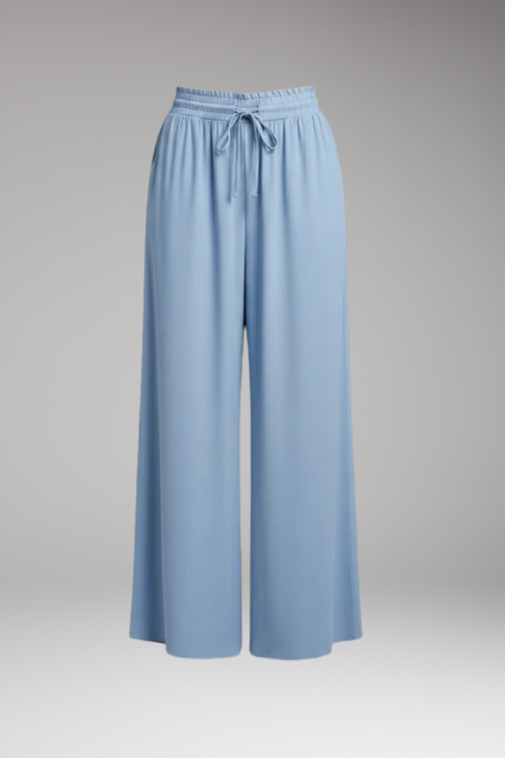 Women's Palazzo Trousers with Side Pockets