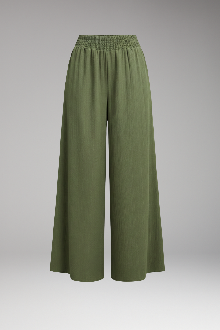 Women's Palazzo Trousers with Wide Legs