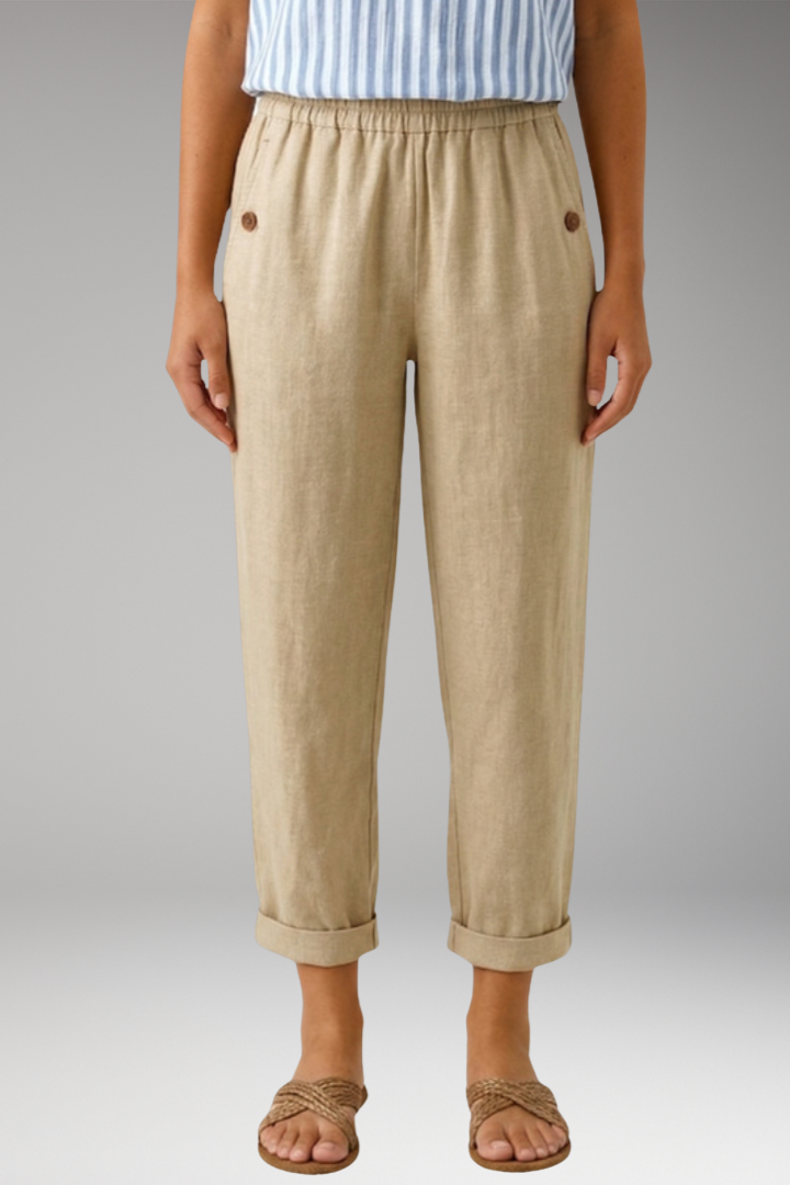 Women’s Trousers with Relaxed Fit and Side Pockets