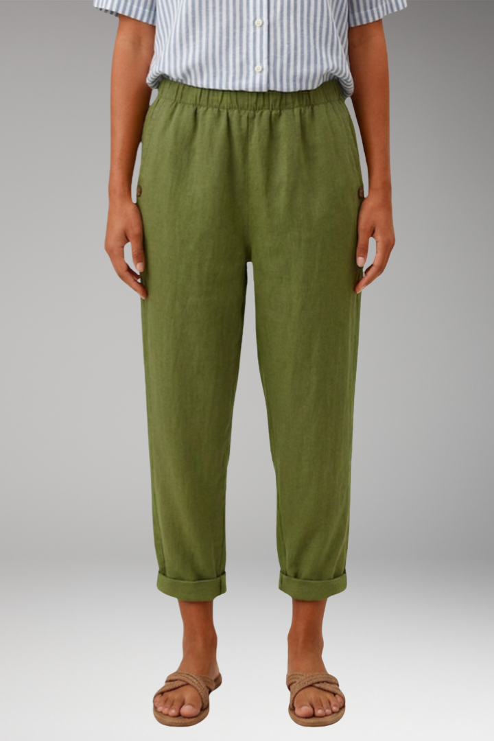 Women’s Trousers with Relaxed Fit and Side Pockets