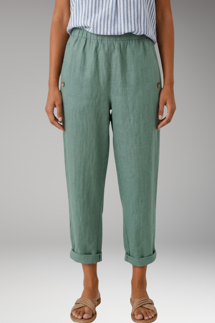 Women’s Trousers with Relaxed Fit and Side Pockets