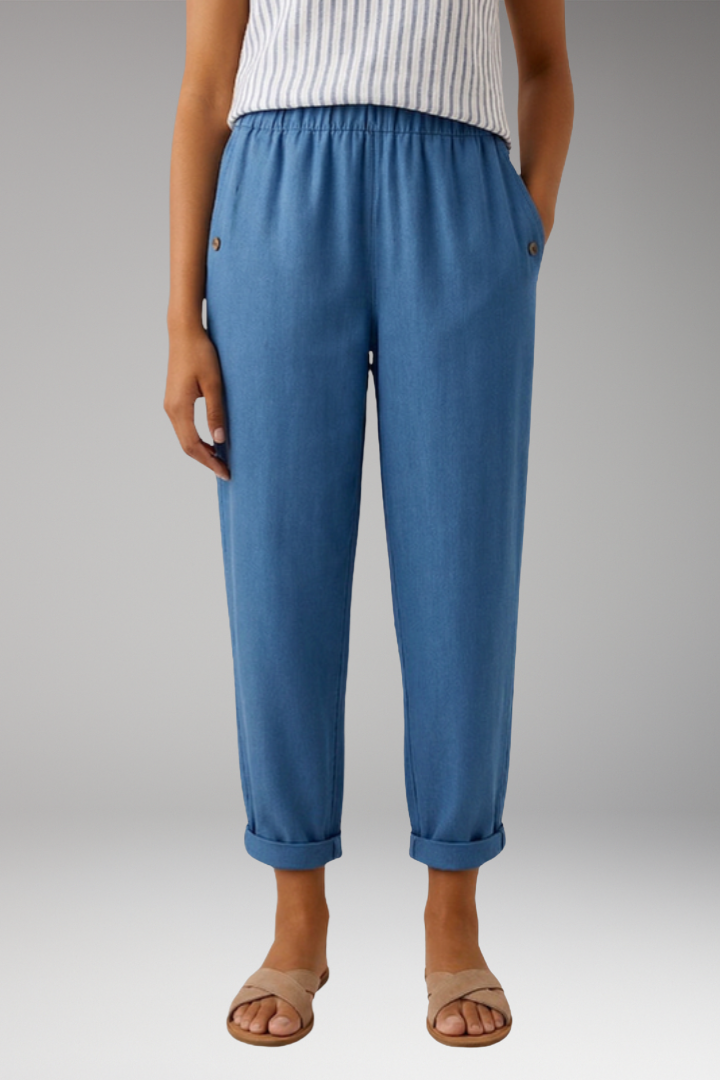 Women’s Trousers with Relaxed Fit and Side Pockets