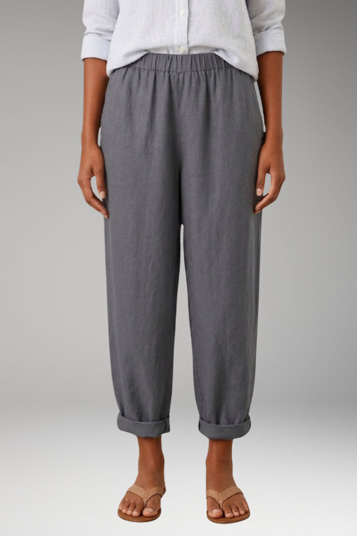 Women’s Trousers with Relaxed Fit and Side Pockets