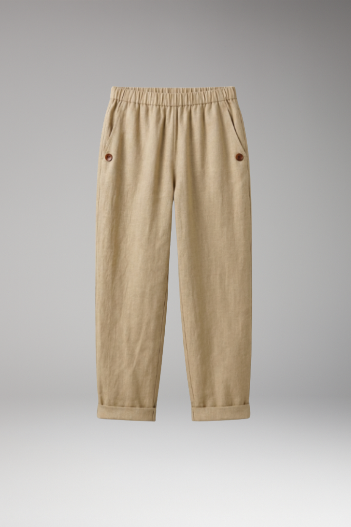 Women’s Trousers with Relaxed Fit and Side Pockets
