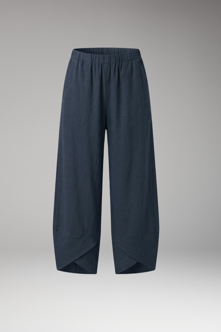 Women’s Wide-Leg Trousers with Side Pockets