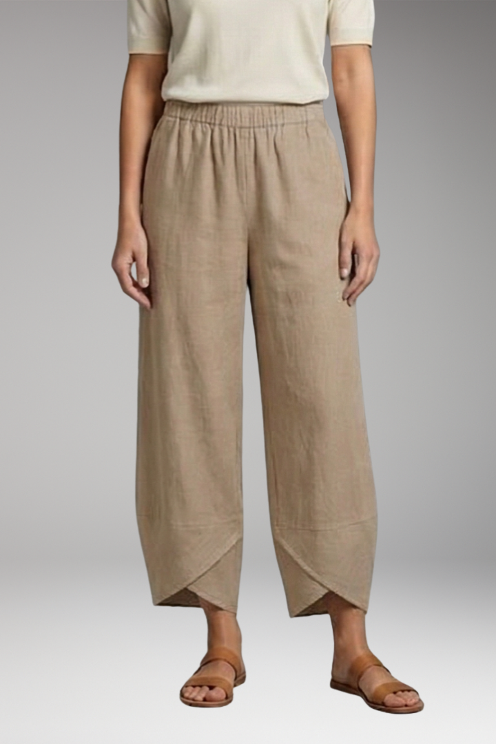 Women’s Wide-Leg Trousers with Side Pockets