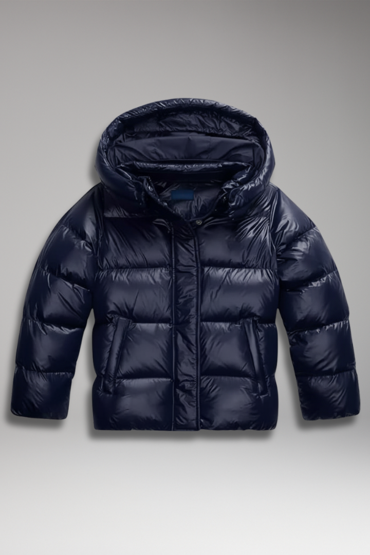 Women’s Quilted Jacket with Hood and Pockets