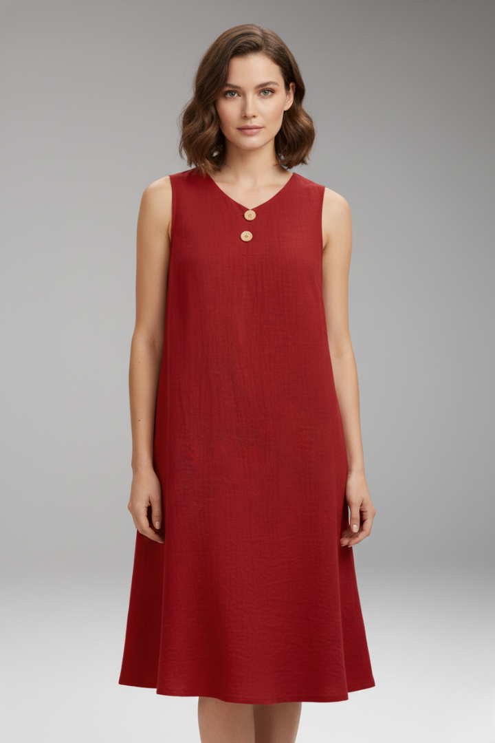 Women's Short Dress with Blouse Style and Elegant Design