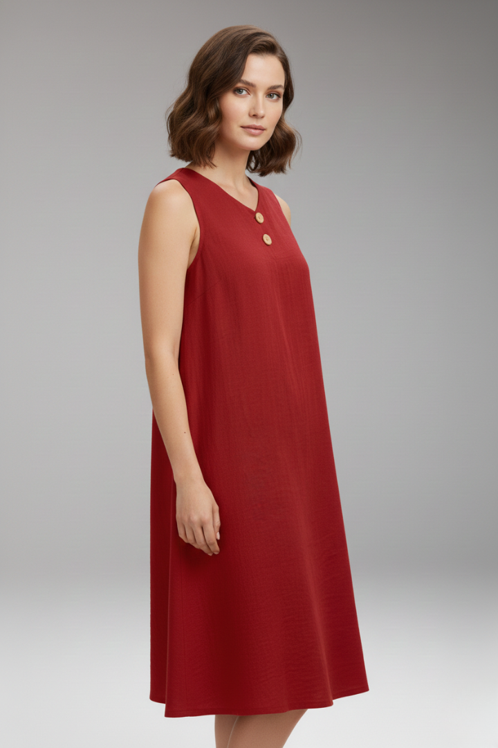 Women's Short Dress with Blouse Style and Elegant Design