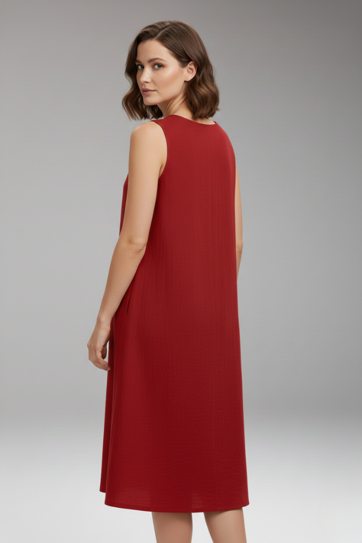 Women's Short Dress with Blouse Style and Elegant Design