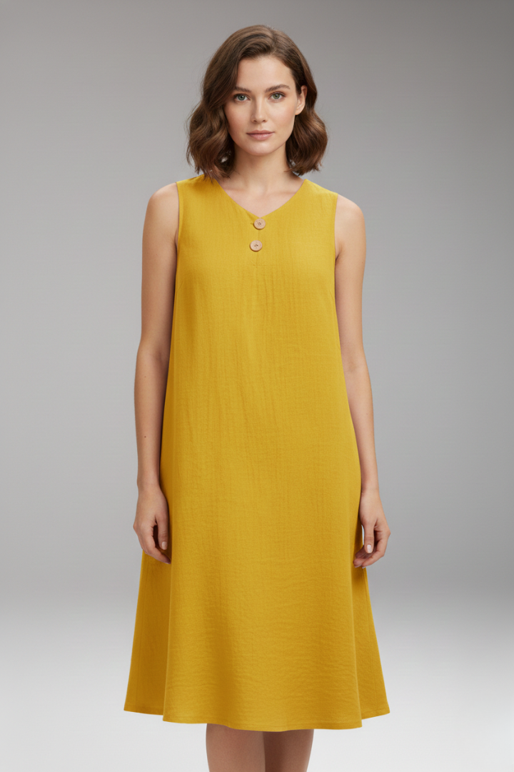 Women's Short Dress with Blouse Style and Elegant Design