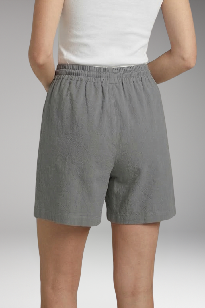 Women's Shorts with Drawstring and Pockets