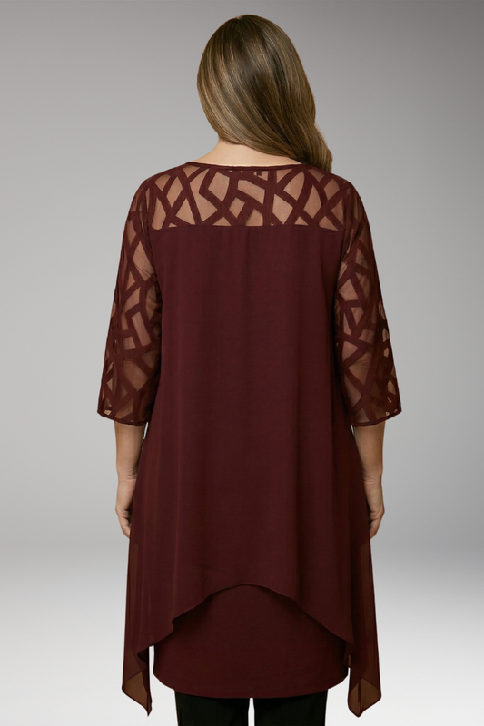 Women's Dress with Adjustable Waist and Flowing Skirt
