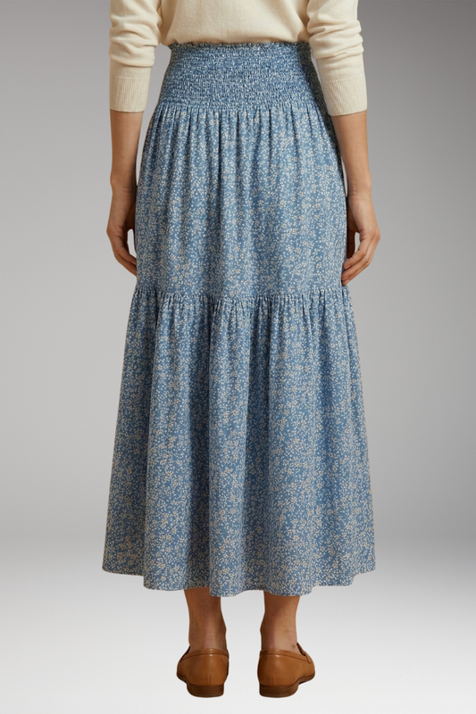 Women's Skirts with Floral Prints and Flowing Fabric