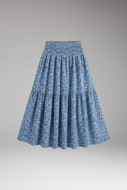 Women's Skirts with Floral Prints and Flowing Fabric