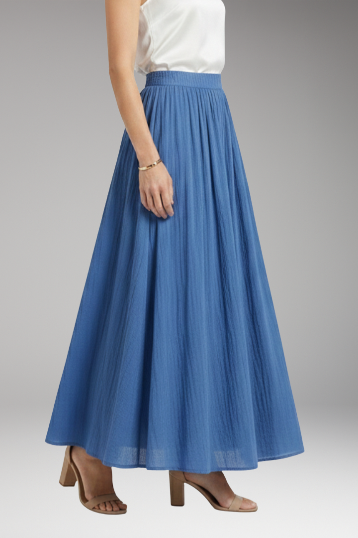 Women’s Skirt with High Waist and Flowing Silhouette