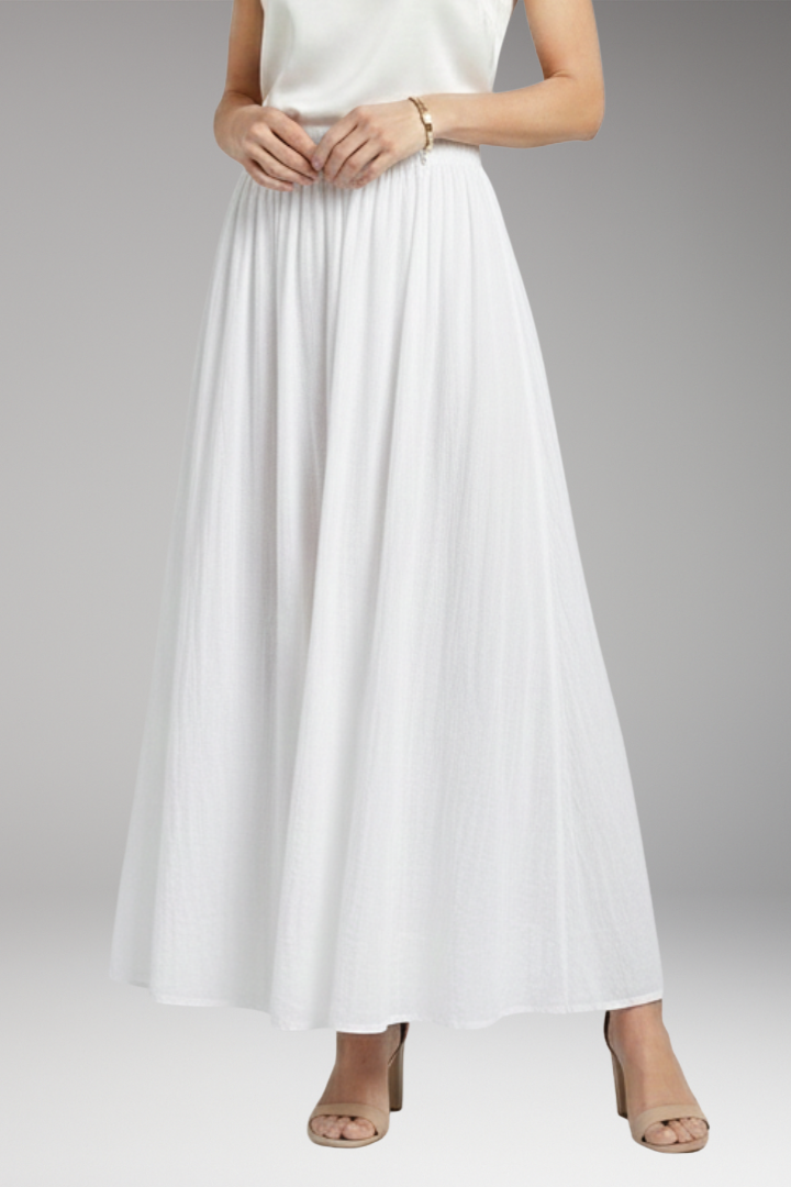 Women’s Skirt with High Waist and Flowing Silhouette