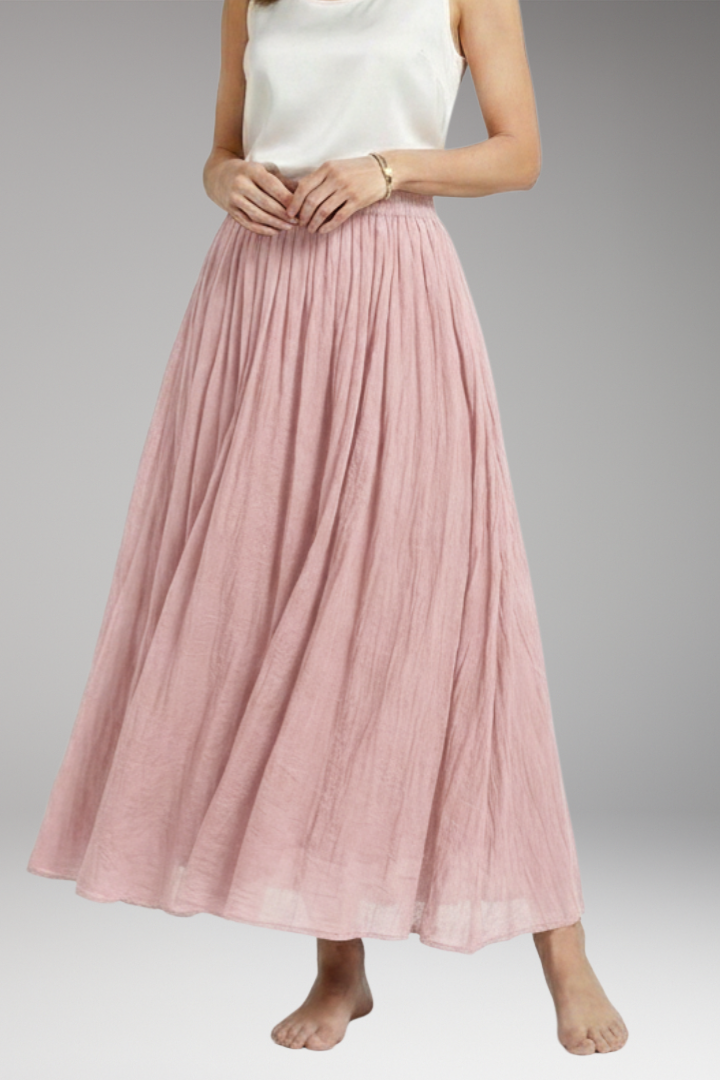 Women’s Skirt with High Waist and Flowing Silhouette