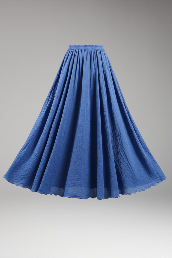 Women’s Skirt with High Waist and Flowing Silhouette