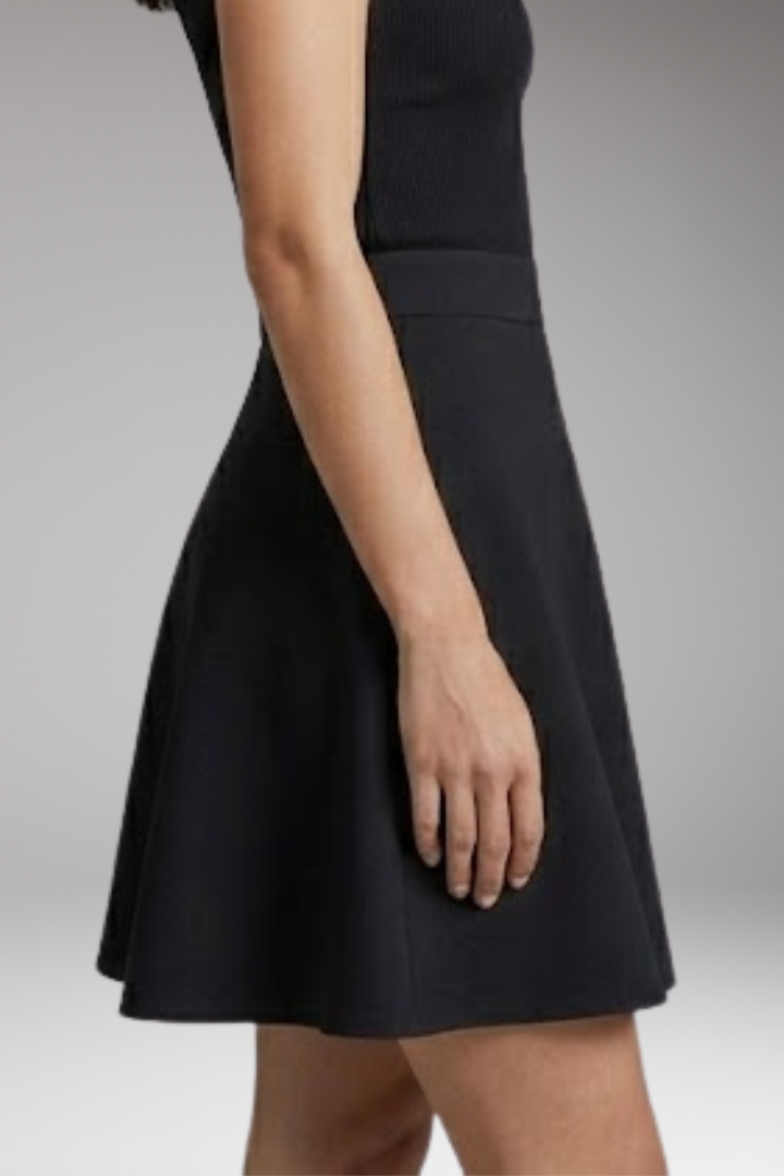 Women’s Skirt with High Waist and Knee-Length