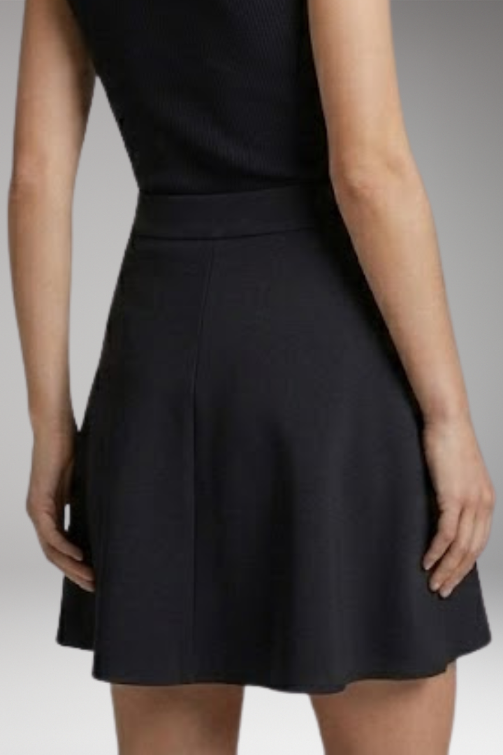 Women’s Skirt with High Waist and Knee-Length