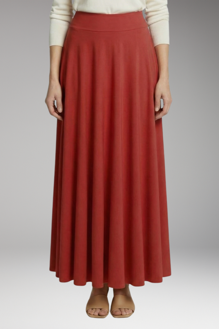 Women’s Skirt with High Waist and Pockets