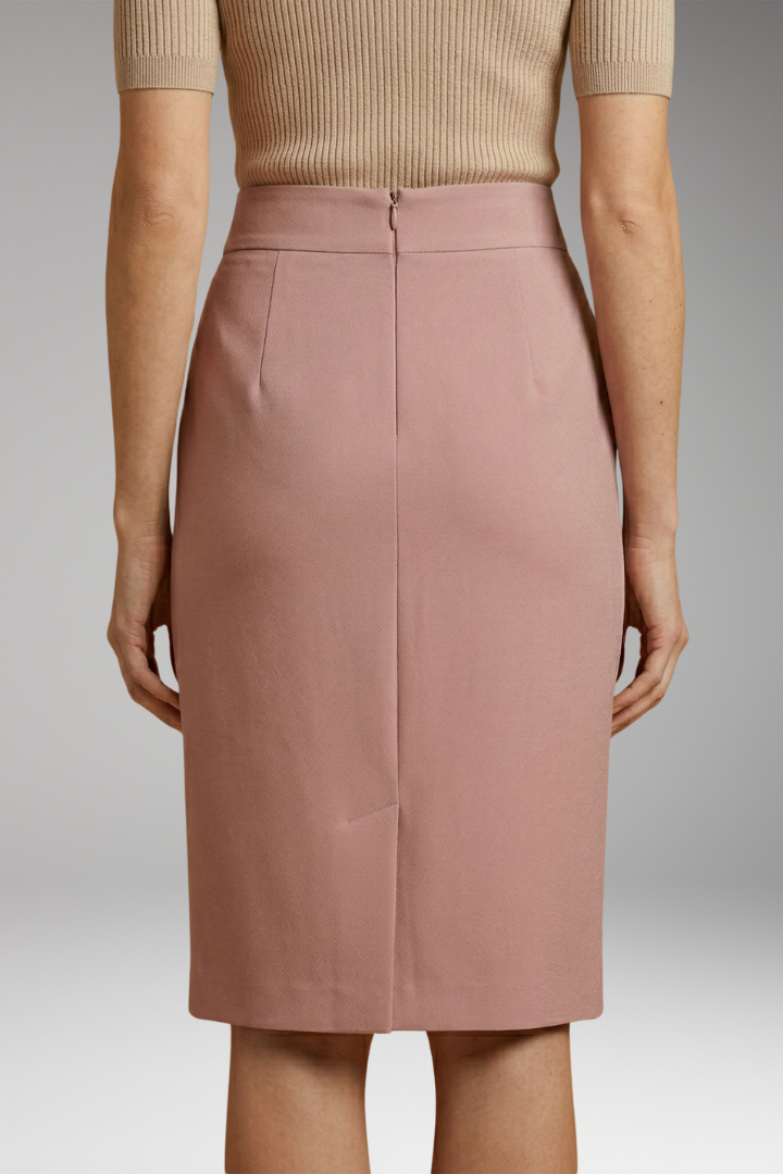 Women’s Skirt with High Waist and Straight-Cut Design