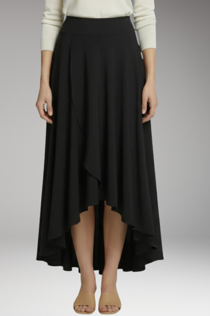 Women’s Skirt with Pleated Design and Layered Hem