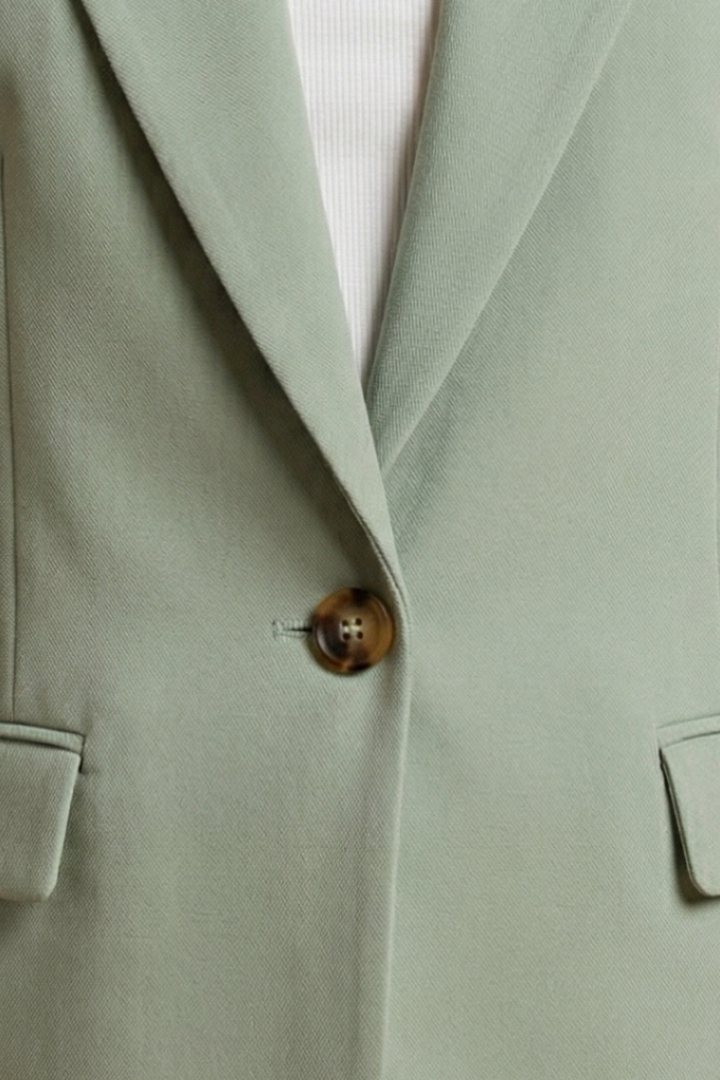 Women's Sleeveless Blazer Vest with Lapel Collar