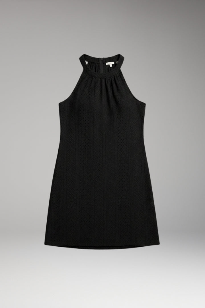 Women's Sleeveless Dress Vest with Hollow Crochet