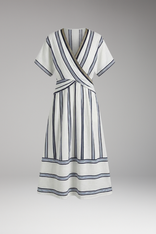 Women's Summer Dress with woven fabric and flowing fit