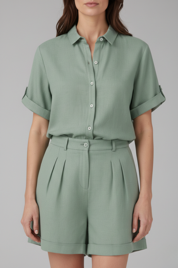 Women's Summer Jumpsuit with Flattering Fit and Playful Patterns