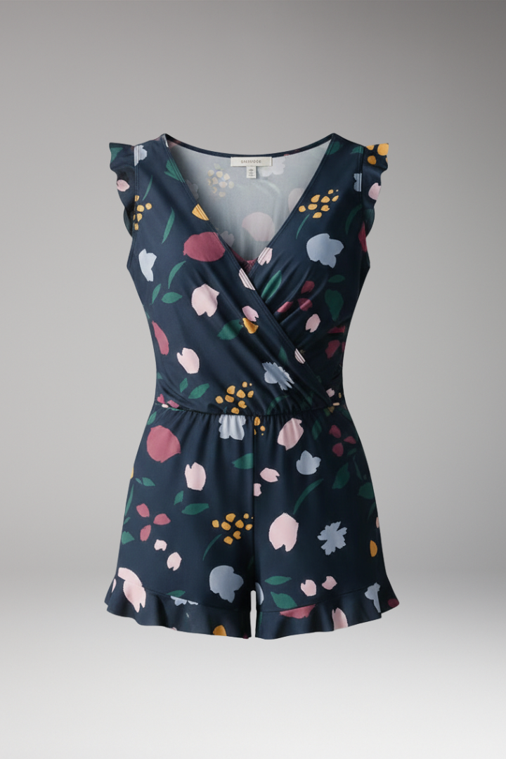 Women's Swimsuit with Integrated Bra and Water-Repellent Coating