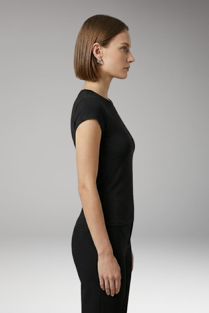 Women’s T-Shirt with Crew Neck and Stretch Fit