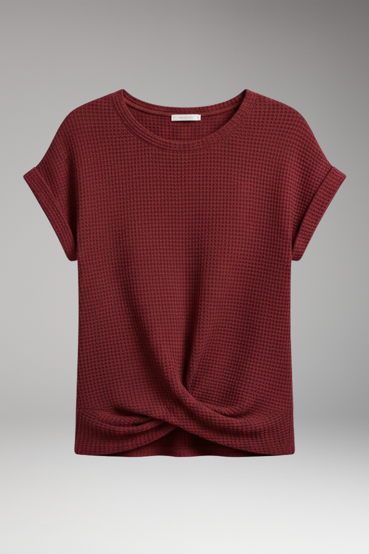 Women’s T-Shirt with Round Neck and Eco-Friendly Material