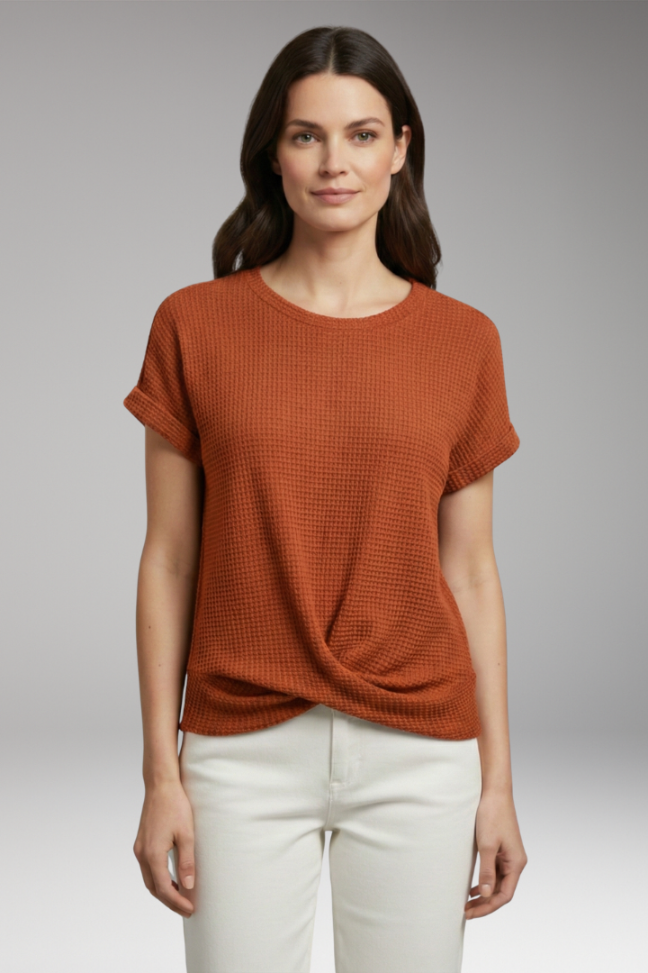 Women’s T-Shirt with Round Neck and Eco-Friendly Material